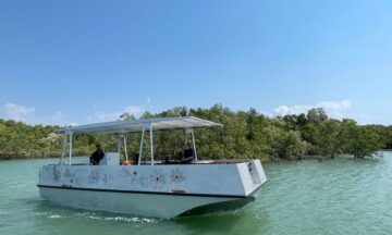 A photo of custom works boat of northern territory's rivers
