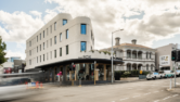 a photo of the rox apartments in tasmania featuring capral window and door systems