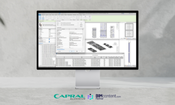 A photo of Capral's new Revit 3D library found on BimContent