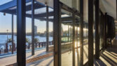 Caprals front glazing used on the main level of the north sydney pool